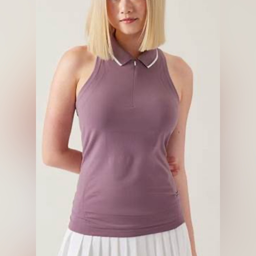 Athleta Momentum Polo Tank NWT